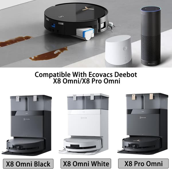 Tilbehørssett for Ecovacs Deebot X8 Omni / Pro