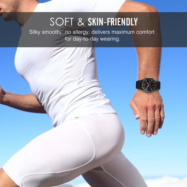Samsung Gear S3 Frontier / Classic armbånd - sort