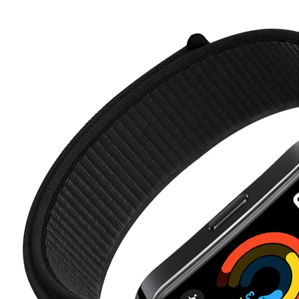 Nylon urrem til Huawei Band 8/9 Black