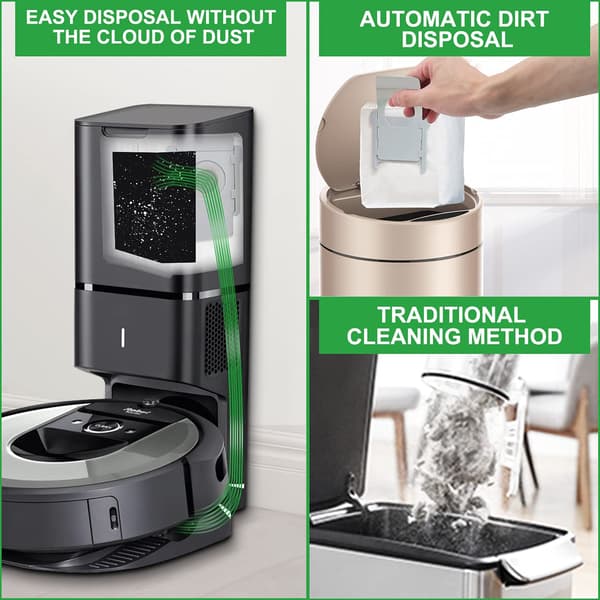 Støvsugerposer 6 stk. til iRobot Roomba i7 i7+ i7+ E5 E6 S9 S9 +