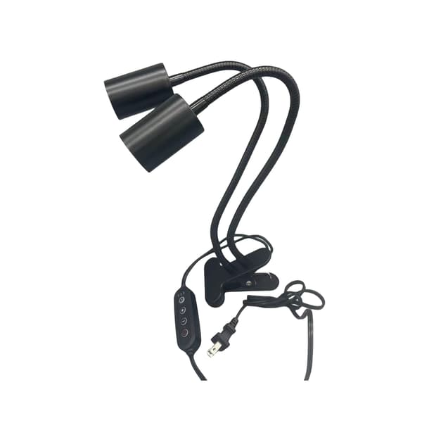 Dobbelt varmelampe til terrarium / UVA lampe til krybdyr