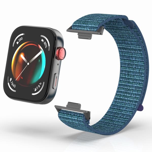 20 mm nylon urrem til Huawei Watch Fit 3 DarkGrey