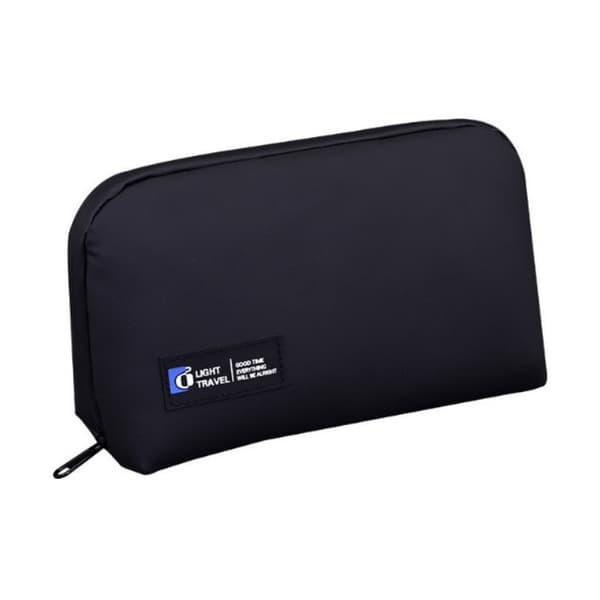 Tech Accessory Organizer Bag for kabler, mus, øretelefoner Black
