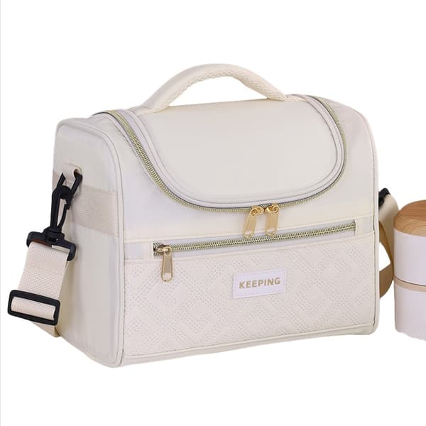 Isolert Lunsjveske for Arbeid Beige