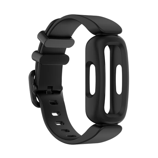 Silikone urrem til Fitbit Inspire 2, Fitbit Ace 3 Black