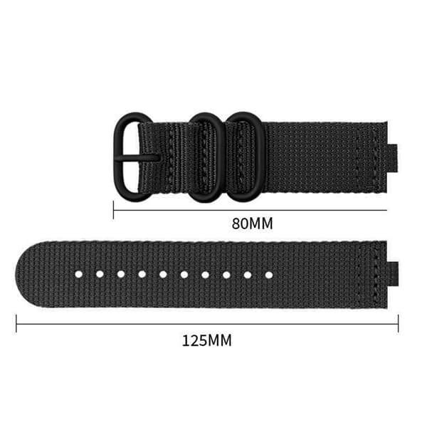Nylon urrem til Garmin Vivoactive Acetate Black
