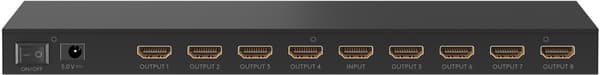 HDMI™ splitter 1 til 8