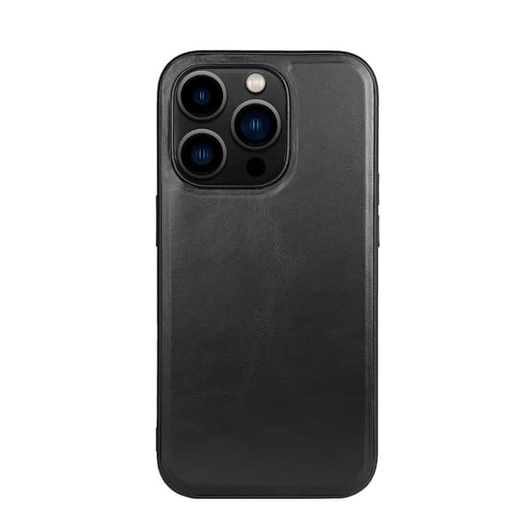 Backcover Leather MagSeries iPhone 14 Pro Black