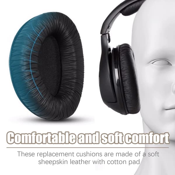 Ørepuder til Sennheiser RS165 / 175 Sort 1 par