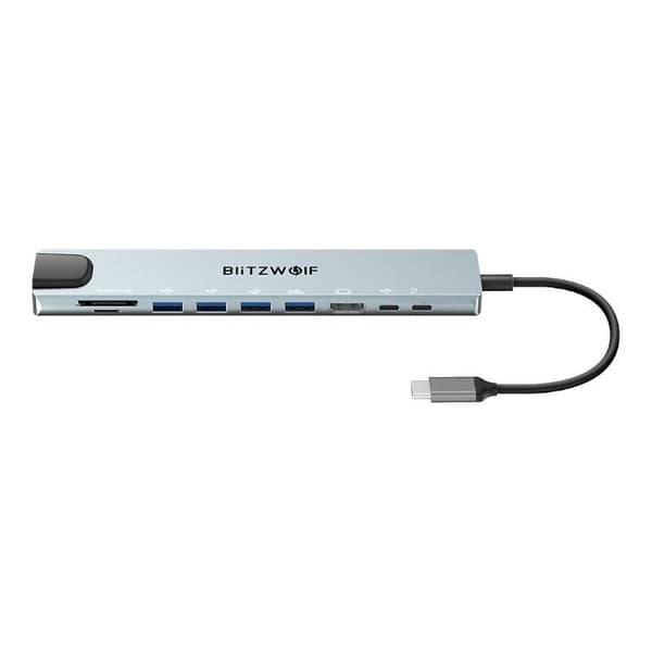 Telakointiasema Blitzwolf BW-TH5 10in1 USB-C (hopea)