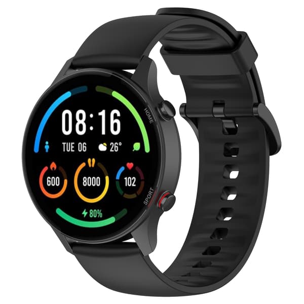 Universaali kellon ranneke Black 22 mm