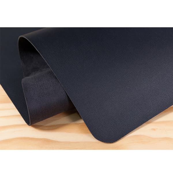 80x40cm PU Læder Musemåtte - Optimal til Kontor og Hjemmebrug - Skrivebordsmåtte til Bærbar Computer Black D