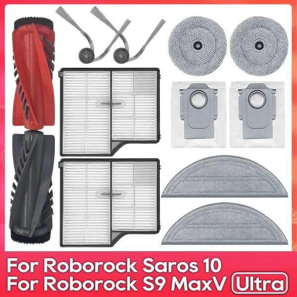 Erstatningssett for Roborock Saros 10 / S9 MaxV Ultra
