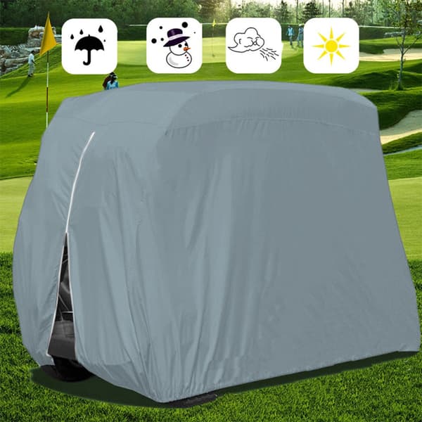 Golfbilskydd Oxfordtyg Grey S