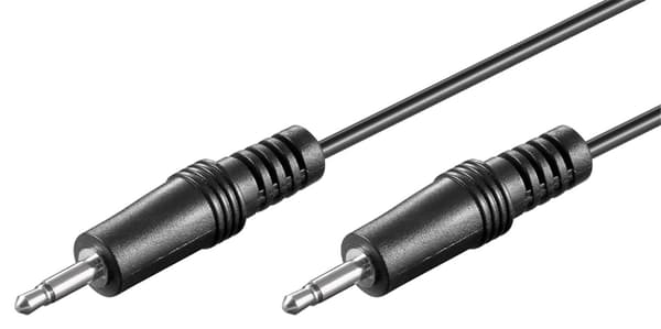 Lydtilkoblingskabel AUX, 3,5 mm mono