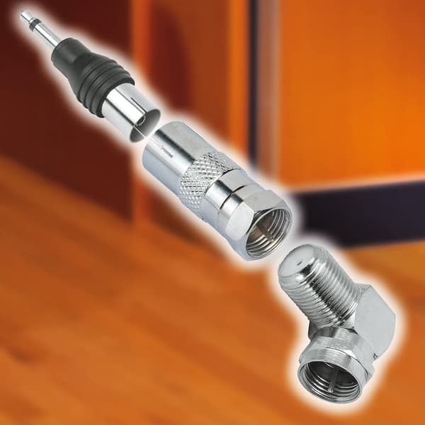 Satellite Receiver Adapter F-Plug - Coax Socket