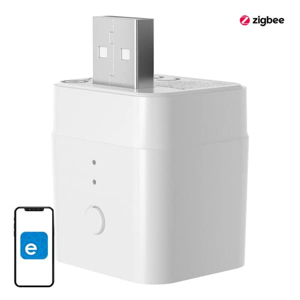 Smart adapter, USB ZigBee-bryter SONOFF ZBMicro (maks 36W)
