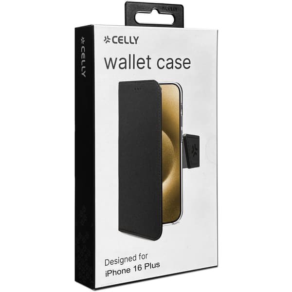 Wally Wallet Case iPhone 16 Plus Sort