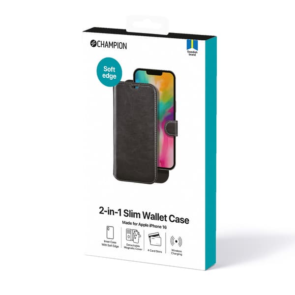 2-i-1 Slim pung iPhone 16