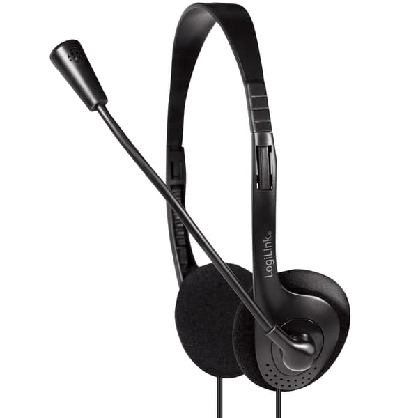 PC-headset Stereo med mikrofon 1x3,5 mm stik