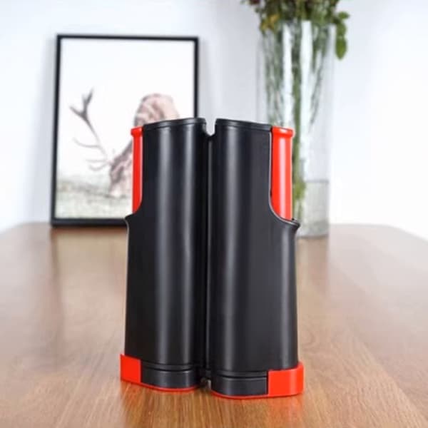 Infällbart nät för pingisbord Black+Red