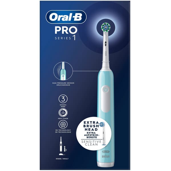 Sähköhammasharja Pro1 Turquoise + Extra Refill
