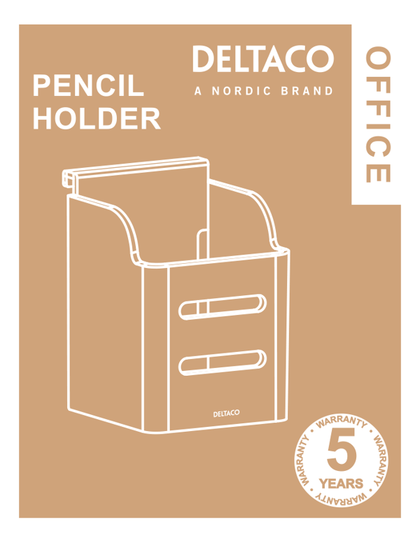 OFFICE Pencil cup for slatwall panel DELO-0156, white