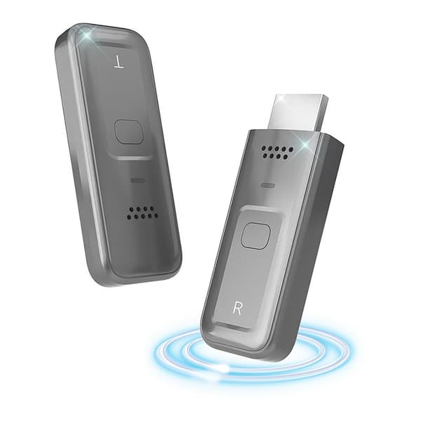 Trådløst HDMI Video Transmitter og Receiver Kit, 1080P Plug & Play Grey