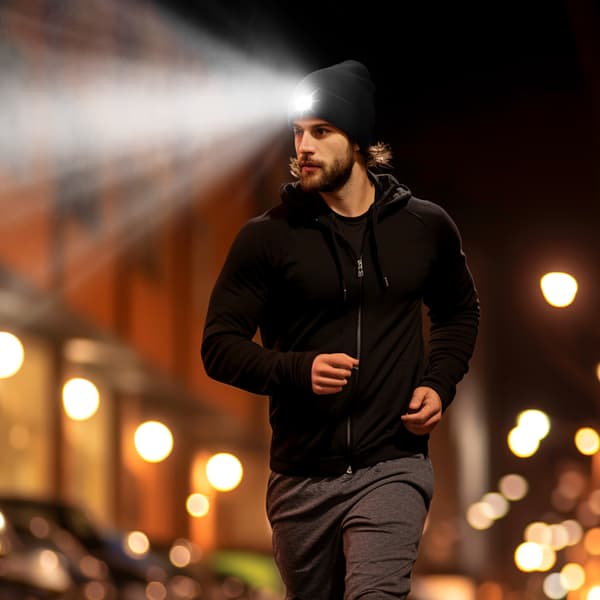 LED-sokkel med A-lampe Black