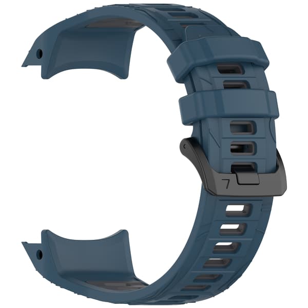 Garmin Instinct 3 Kaksivärinen silikoni kellon ranneke Blue Model 2