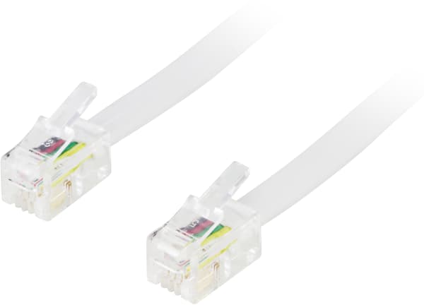 Modular cable 4P4C(RJ9/RJ10/RJ22) 10m