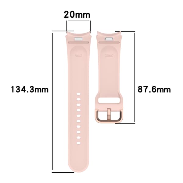 Silikone rem til Samsung Galaxy Watch 7/FE Pink