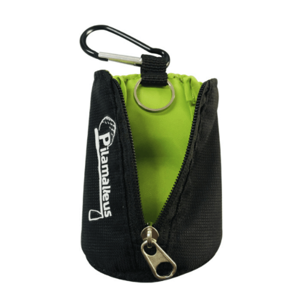 Bærbar golfboldholder med tee-pose Black