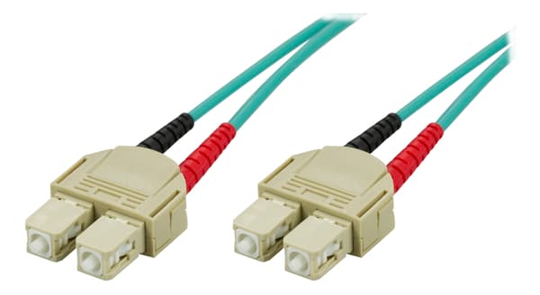 OM3 Fiber cable, SC - SC, duplex, multimode, 50/125, 5m