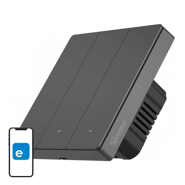 Smart Scene Wall Switch WiFi Sonoff M5 3C (3-kanals)