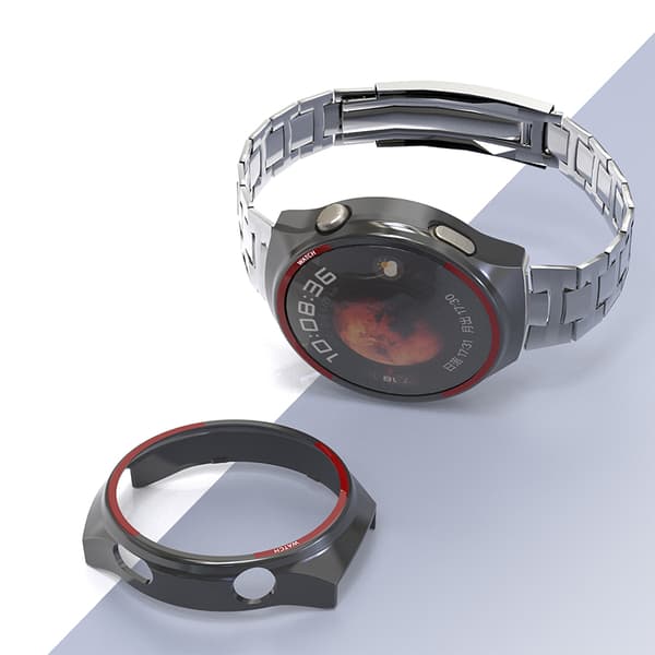 PC-kotelo näytönsuojalla Huawei Watch 4 Prolle
