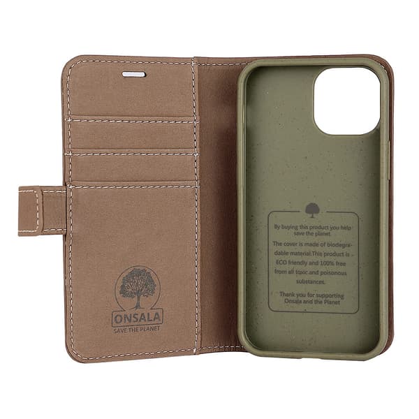ECO Mobiletui iPhone 13 Mini Brun