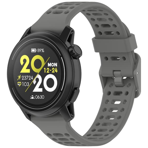 COROS Watch Silikon Tvåfärgsrem Grey 20 mm