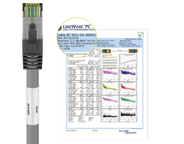 CAT 8.1 Patchkabel, S/FTP (PiMF), vit