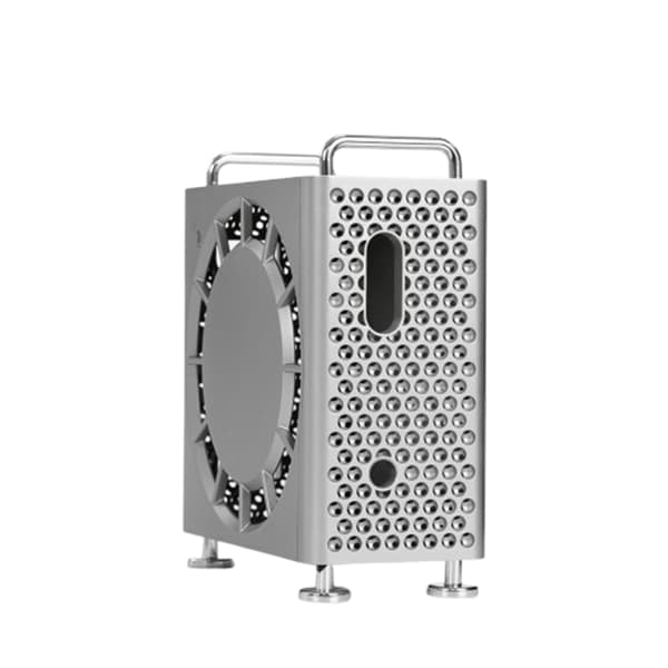 Suojakotelo ja jalusta Mac mini M4/Pro:lle Silver