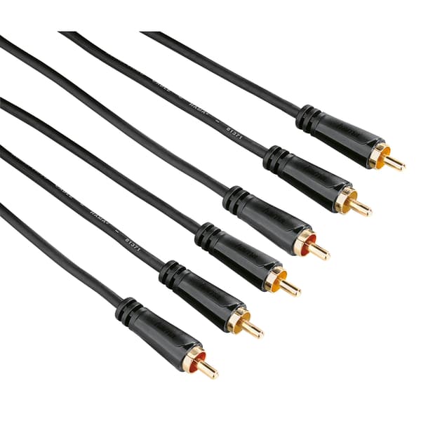 RCA-RCA kabel 3m 3xRCA-3xRCA TL