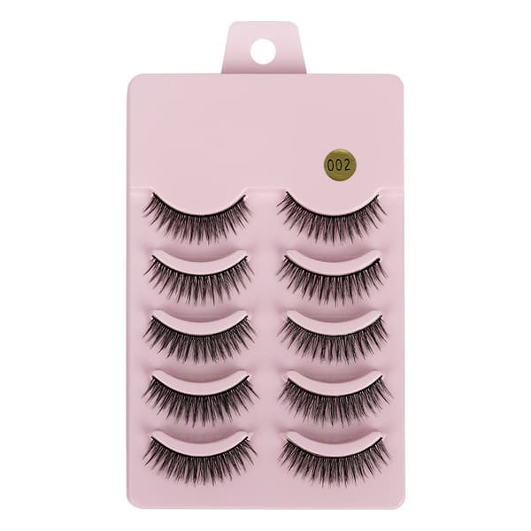 Naughty Devil Pink Eyelashes (5 Pairs)