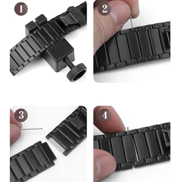 Garmin Quick Release Urrem - 22mm Titanium Sort