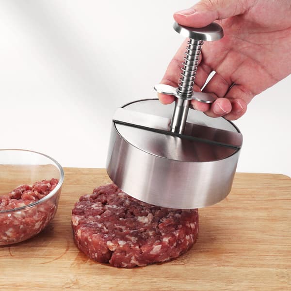 Hamburgerpresse i 304 rustfritt stål 11 cm