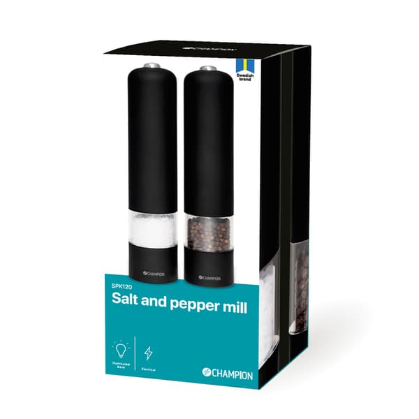 Salt- og peberkværn SPK120 Mat sort