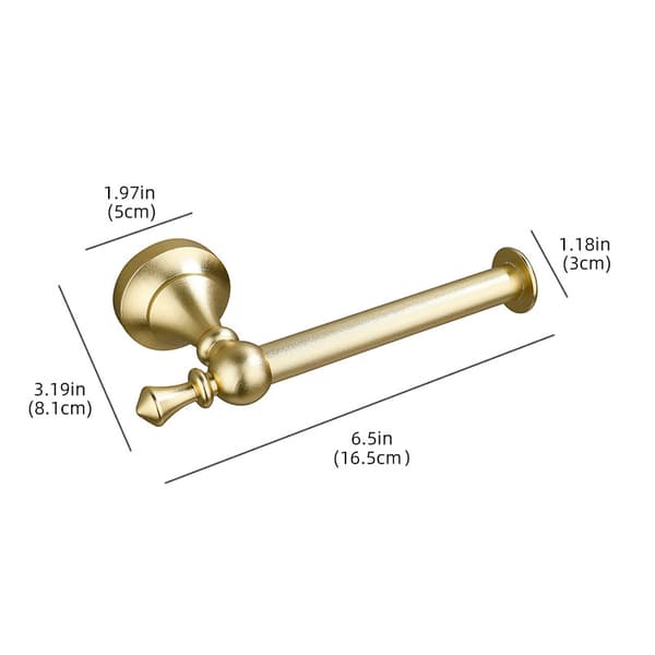 Vægmonteret papirhåndklædeholder Gold
