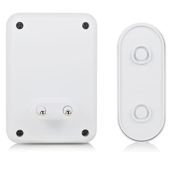 Trådlös dörrklocka Plug-in BY3222 Vit