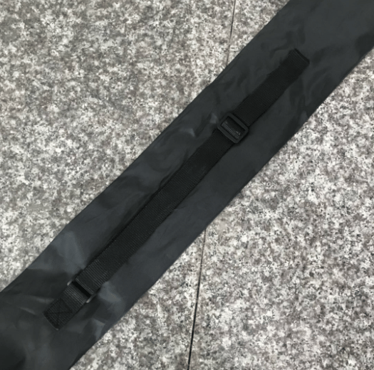 Oppbevaringspose for turstaver med stropp Black 17x70 cm