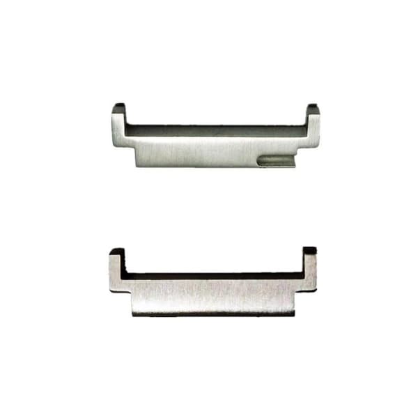 Universal Sølv Urrem Connector 20mm til 22mm Adaptere
