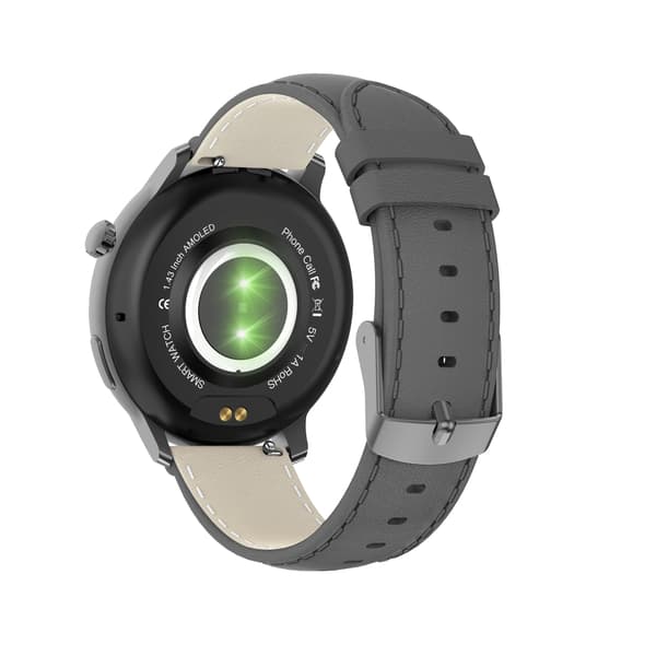 Smartwatch med puls-, blodtryks- og iltmåling Black